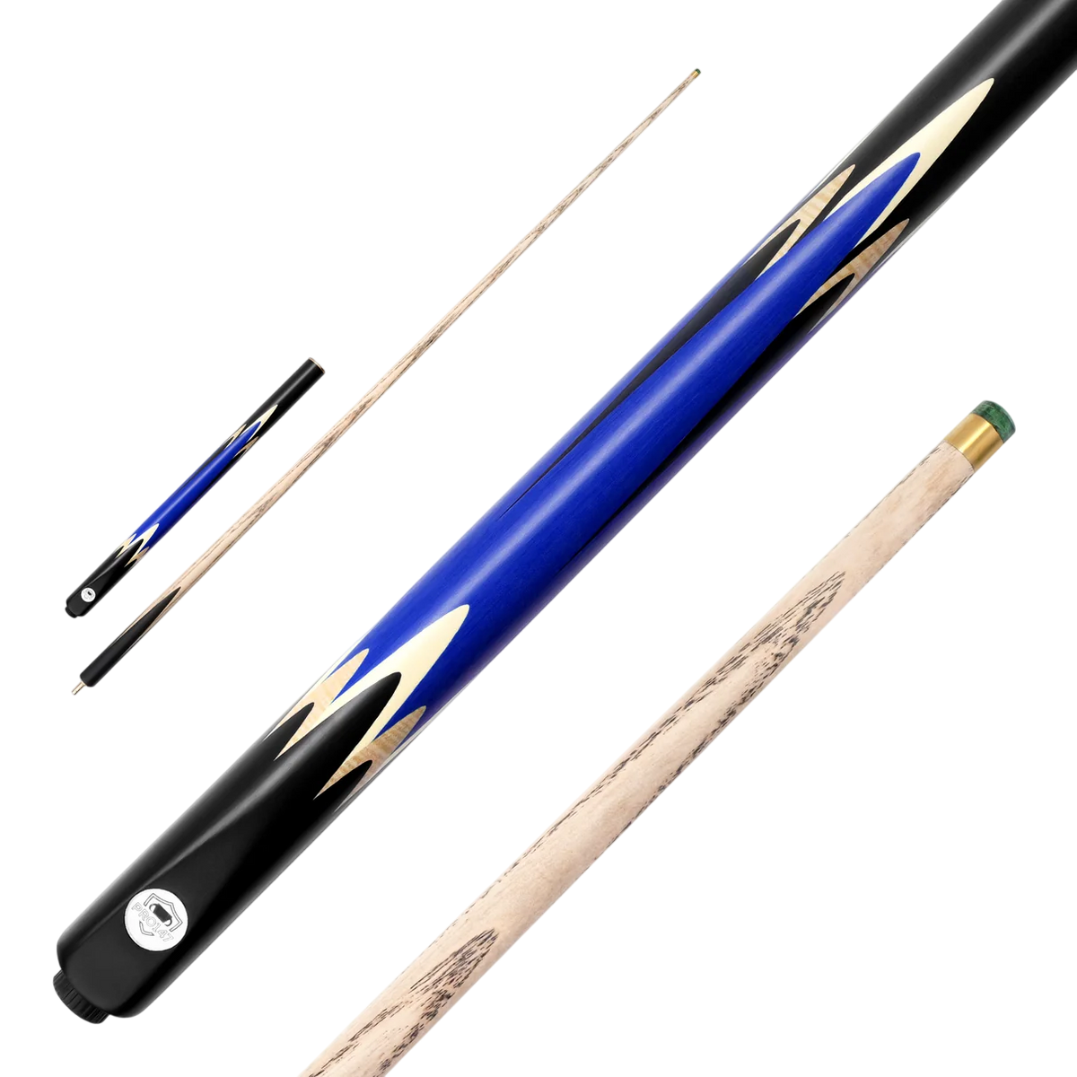 PRO147 Lancet 3/4 Snooker & English Pool Cue Bundle – Cue, Case & Chalk CueSense