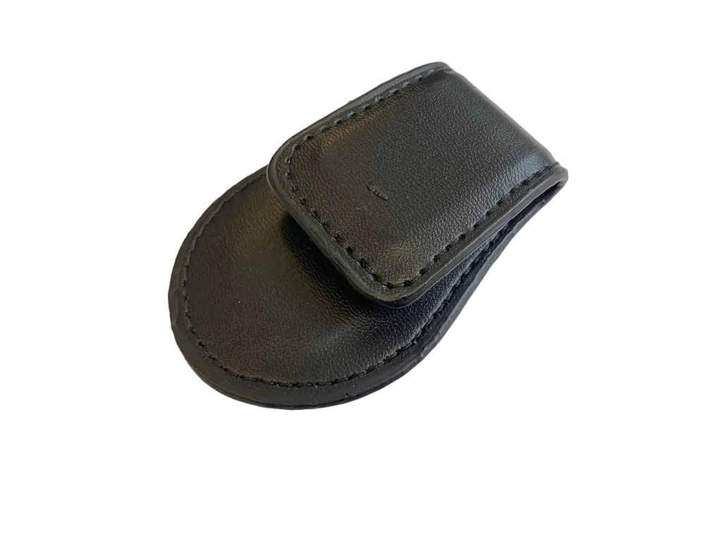 Leather Belt Clip with Magnetic Chalk Holder CueSense