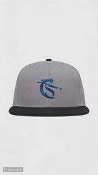 CueSense - Original Flat Peak Snapback | Grey And Black