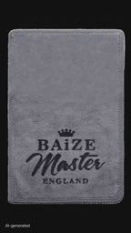 Baize Master Grey Microfibre Snooker & Pool Cue Towel