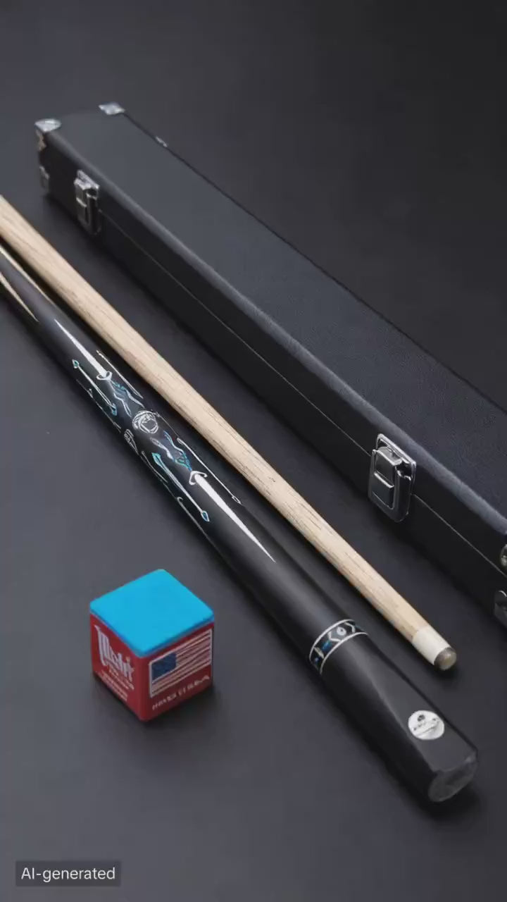 Complete Snooker & Pool Starter Bundle – Cue, Case & Chalk