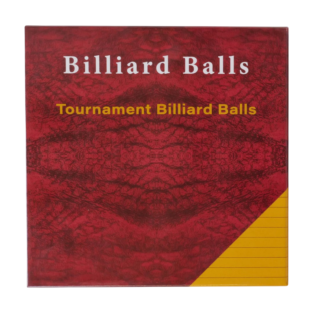 Economy 2” English Pool Ball Set (Red & Yellow) CueSense