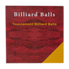 Economy 2” English Pool Ball Set (Red & Yellow) CueSense