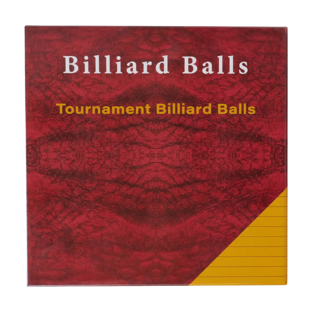 Economy 2” English Pool Ball Set (Red & Yellow) CueSense