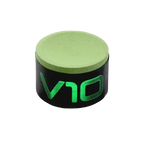 Green cue chalk with a black casing