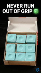 Tweeten MASTER Billiard Cue Chalk - 12pcs Tweeten